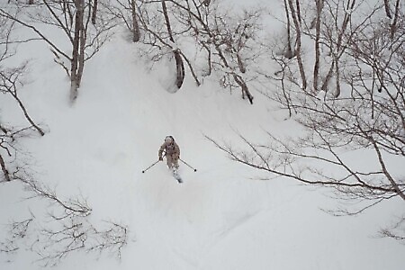 Freeride e scialpinismo in Giappone