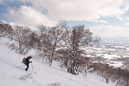 Freeride e scialpinismo nell’Hokkaido